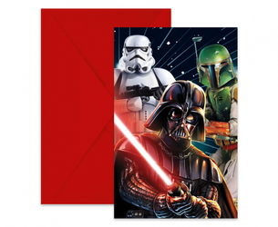 ZAPROSZENIA STAR WARS GALAXY 6 SZT.