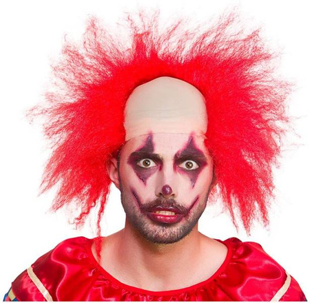 PERUKA ZŁOWIESZCZY KLAUN