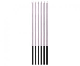 ŚWIECZKI LILOWE 6 SZT 15 CM
