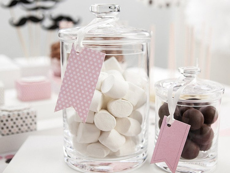 Zawieszki Sweets, mix, 4,3x9cm, 3,5x7cm (1 karton / 40 op.) (1 op. / 6 szt.)