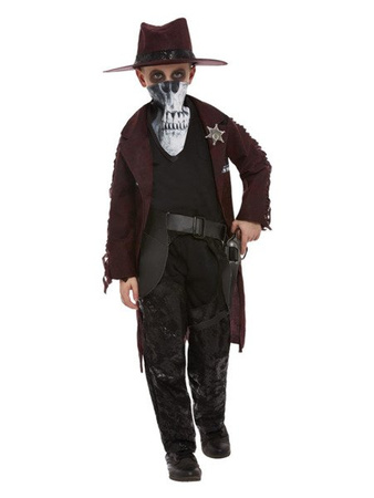 Dark Western Cowboy Costume, Burgundy