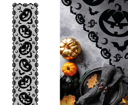 BIEŻNIK CZARNY DYNIA 45X200 CM 