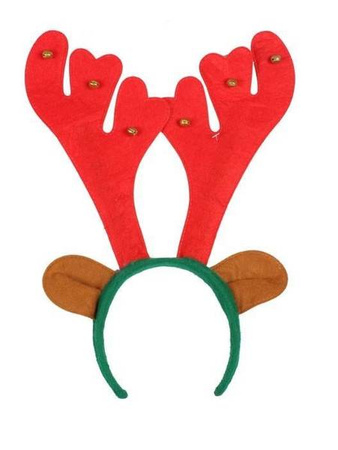 OPASKA ROGI RENIFERA Z DZWONECZKAMI