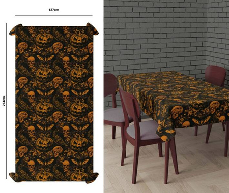 OBRUS PLASTIKOWY UPIORNA DYNIA 137 X 274 CM