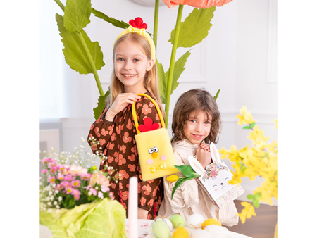 TOREBKA NA PREZENTY ZAJĄCZEK 14 X 13 X 6 CM WIELKANOC