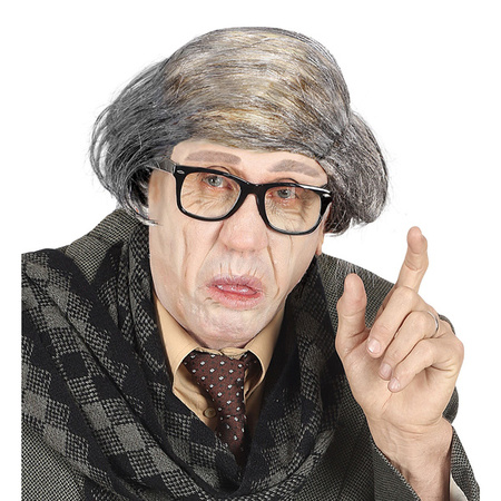 PERUKA DZIADKA SIWA ZAKOLA ŁYSINA