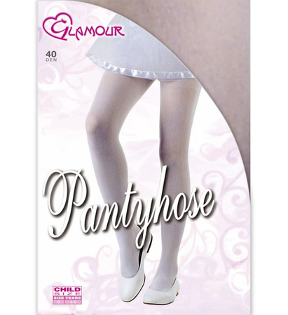 Pk 12 "WHITE GLAMOUR SHEER PANTYHOSE" 40DEN