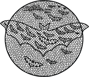 PODKŁADKA NA STÓŁ NIETOPERZE 40 CM
