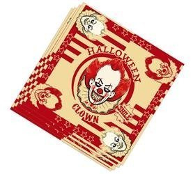 SERWETKI HALLOWEEN KLAUN