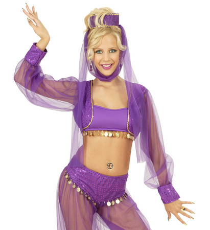 Pk 24 "STRASS BELLY JEWELRY WITH PENDANT" 6 styles ass.