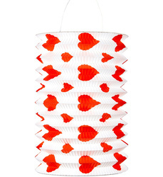 LAMPIONY PAPIEROWE SERCA 2 SZT. 28 CM