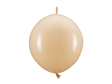 BALONY LATEKSOWE Z ŁĄCZNIKIEM 33 CM NUDE 20 szt.