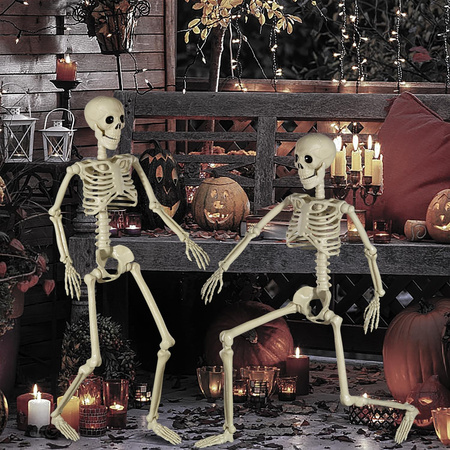 SZKIELET CZŁOWIEKA MODEL KOŚCIOTRUP HALLOWEEN 90CM