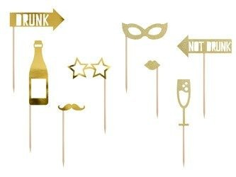 GADŻETY DO ZDJĘĆ LET'S CELEBRATE MIX 8 SZT