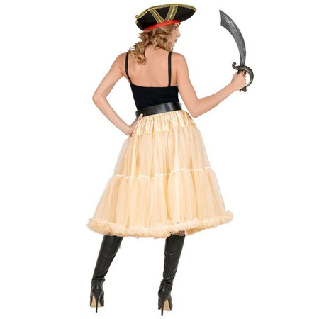 GONNA/SOTTOGONNA IN TULLE CREMA 65 cm