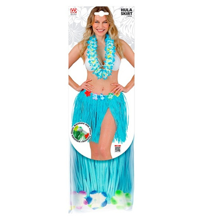 SPÓDNICA HAWAJSKA BŁĘKITNA