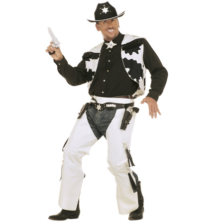 "RODEO COWBOY" (vest, chaps, star string tie)