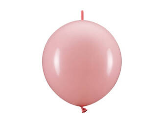 BALONY LATEKSOWE Z ŁĄCZNIKIEM 33 CM JASNY RÓŻOWY 20 szt.
