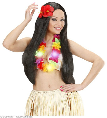 KWIATY HAWAJSKIE KOLOROWE DELIKATNIE ŚWIECĄCE