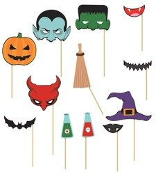 HALLOWEEN PHOTOCALL SET 12 PCS