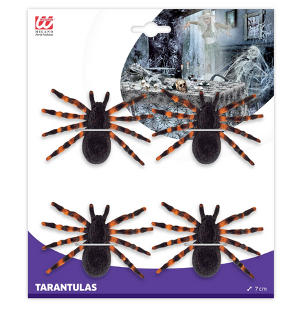 ZESTAW 4 PAJĄKI 7 CM