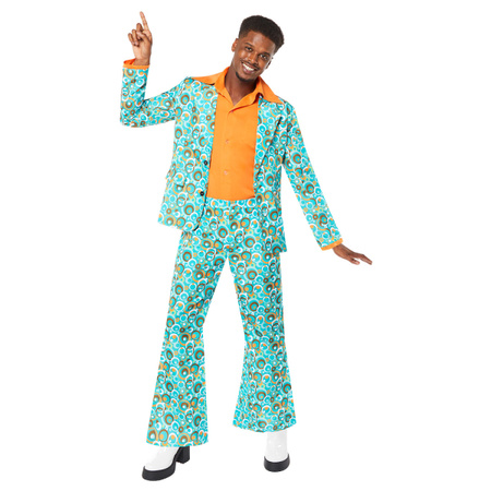 STRÓJ MĘSKI GARNITUR GROOVY TURKUS 