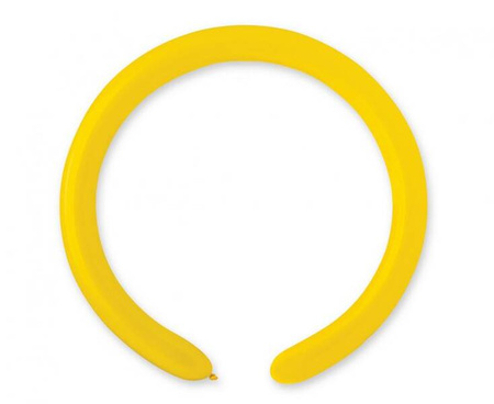 BALONY DO MODELOWANIA ŻÓŁTE RURKI  5 CM 100 SZT.