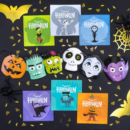 SERWETKI HALLOWEEN MONSTERS 33 X 33