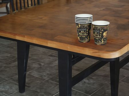  KUBECZKI PAPIEROWE SYLWESTROWE HAPPY NEW YEAR 240 ML 6 SZT