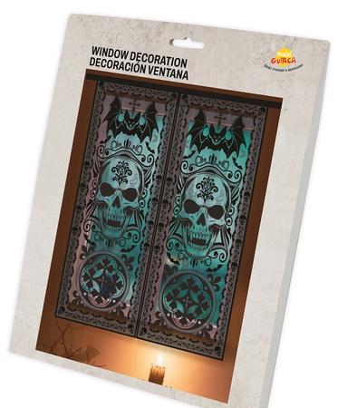 DEKORACJA NA OKNO DRZWI 102X213 CM HALLOWEEN