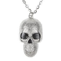 NASZYJNIK SREBRNA CZASZKA