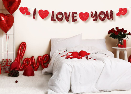  GIRLANDA NAPIS I LOVE YOU 300 CM 
