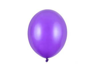 BALONY STRONG 27 CM METALICZNE FIOLETOWE 100 SZT