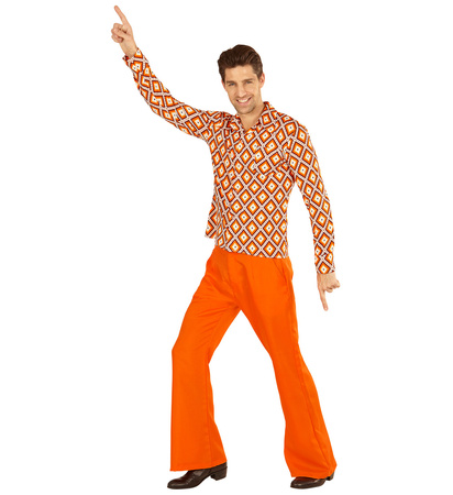 KOSZULA DISCO W ROMBY