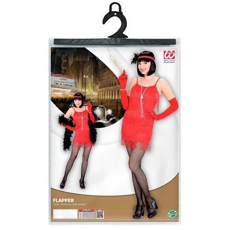 STRÓJ CHARLESTON CZERWONY