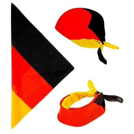 CHUSTA NA GŁOWĘ FLAGA NIEMIEC