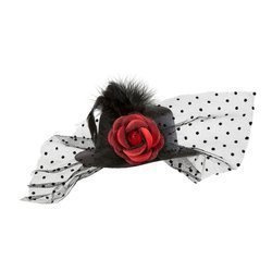 MINI KAPELUSIK CZARNY