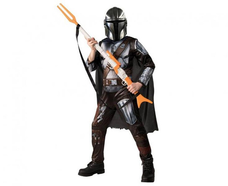 Zestaw dla dzieci Mandalorian Star Wars  (kostium, peleryna, maska), rozm. 4-6 lat