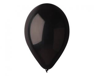 BALONY LATEKSOWE 10 CALI 100 SZT 26 CM CZARNY