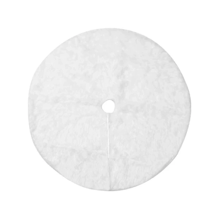 DYWANIK POD CHOINKĘ BIAŁY 90 CM