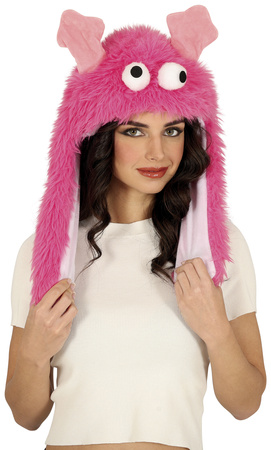 CZAPKA MAŁY POTWOREK RÓŻOWY