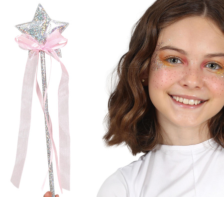 RÓŻDŻKA HOLOGRAFICZNA KSIĘŻNICZKI 35 CM