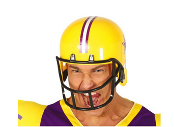 KASK FUTBOLISTY ŻÓŁTY