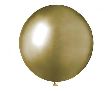 BALONY LATEKSOWE ZŁOTE SHINY 48 CM 25 SZT