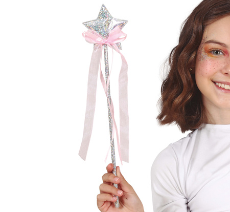 RÓŻDŻKA HOLOGRAFICZNA KSIĘŻNICZKI 35 CM