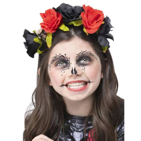 OPASKA DZIECIĘCA Z RÓŻAMI LOS MUERTOS