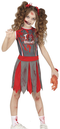 STRÓJ MAŁA CHEERLEADERKA ZOMBIE