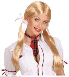 PERUKA UCZENNICA BLOND