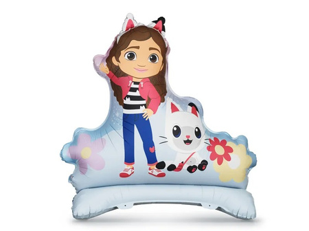 BALON STOJĄCY FOLIOWY KOCI DOMEK GABI 92 X 90 CM 