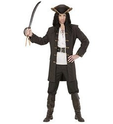 PŁASZCZ PIRATA CZARNY